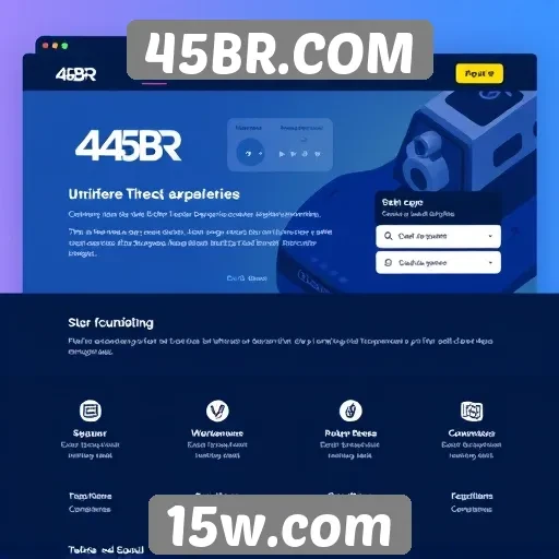 Análise da interface de usuário do 45BR.COM